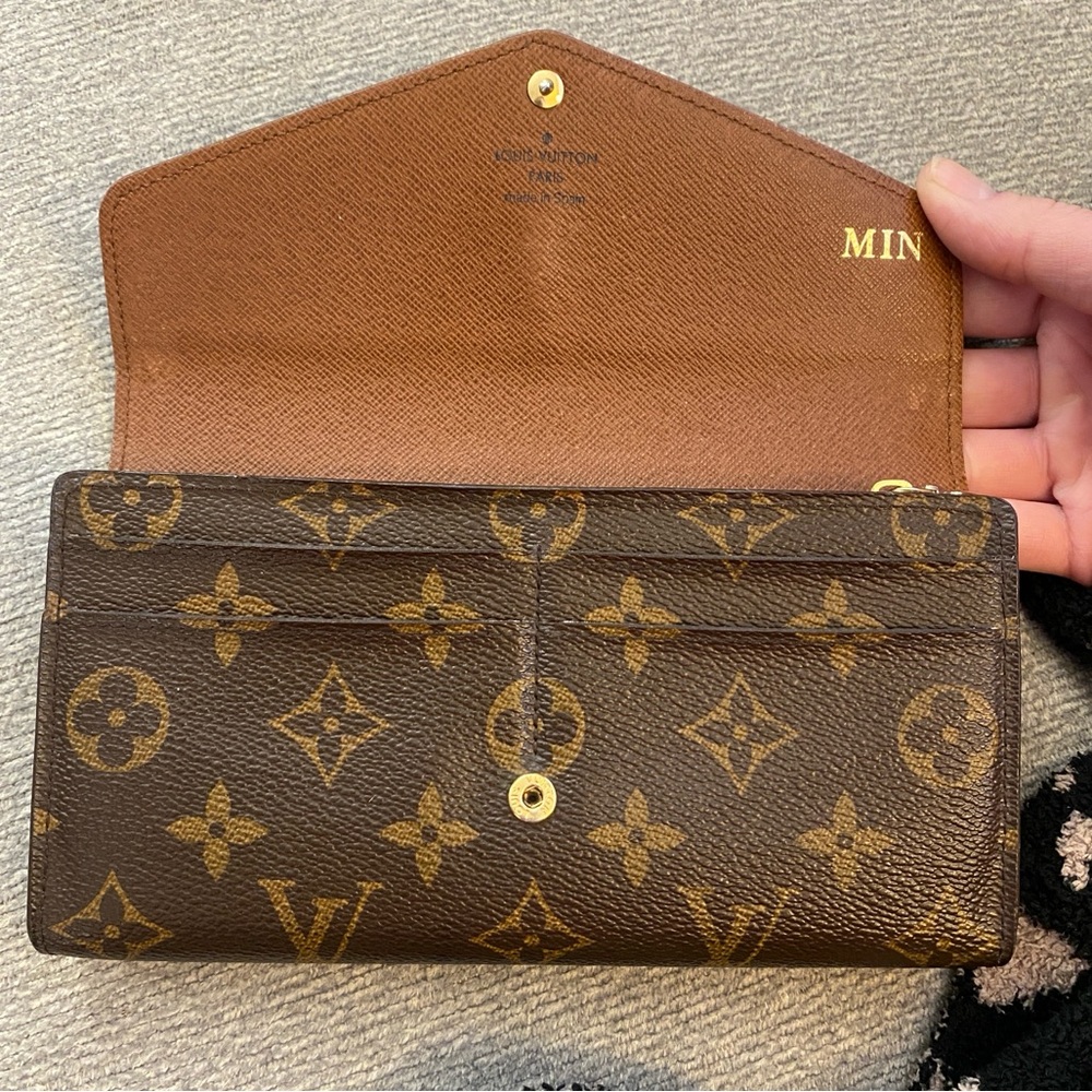 💎 Louis Vuitton Sarah Long Wallet Authentic - Picture 5 of 14